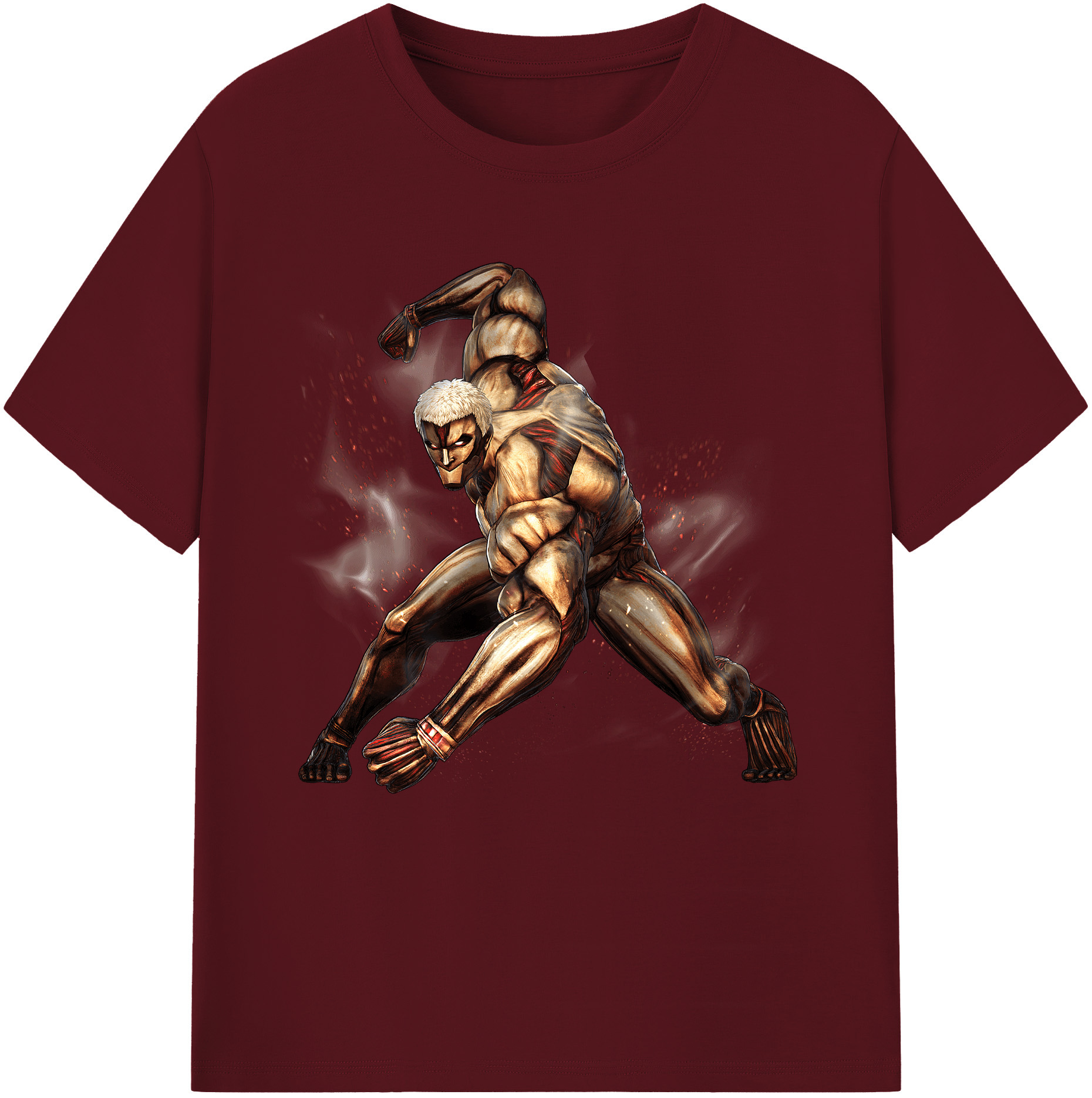 （画像用） 進撃の巨人 Attack on Titan 綿100％半袖Tシャツ（フロントプリント）